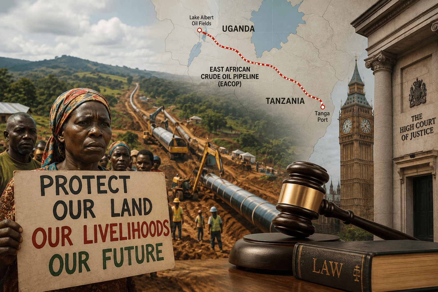 Landmark UK Lawsuit Puts East African Crude Oil Pipeline Under Fresh Legal Scrutiny