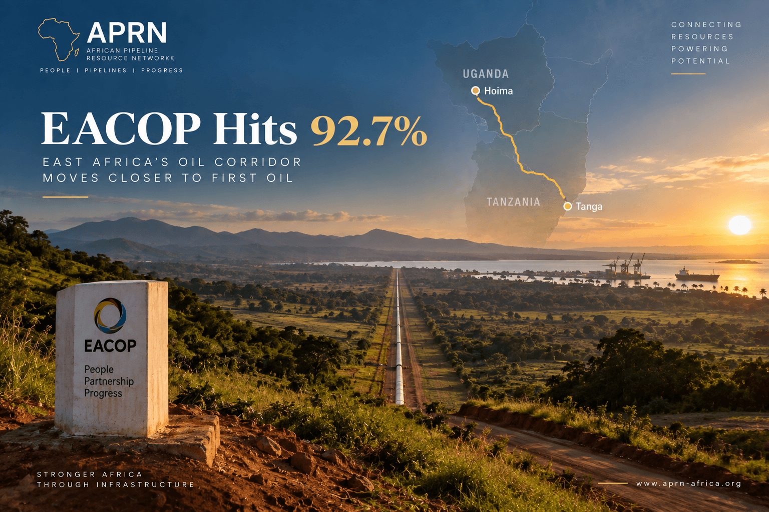 EACOP Hits 92.7% as Uganda’s Oil Corridor Moves From Construction to Commercial Reality